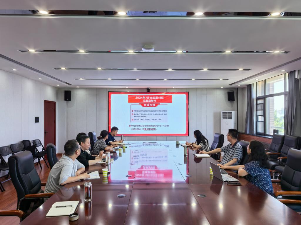 我校党外知识分子联谊会学习党的二十届三中全会精神